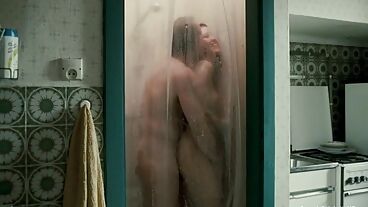 Having sex in the bedroom and the shower in this scene with celebrities